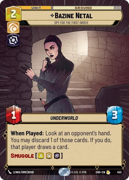 Bazine Netal - Spy for the First Order (Hyperspace), Shadows of the Galaxy 453