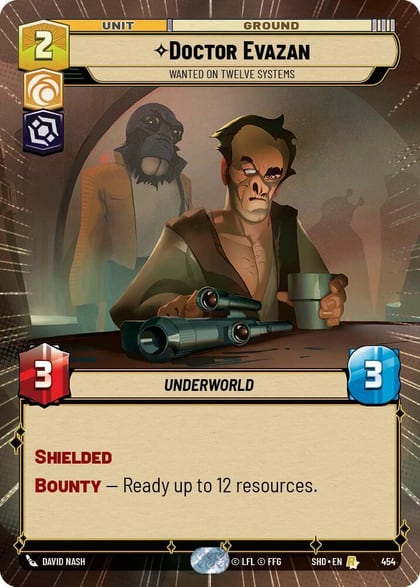 Doctor Evazan - Wanted on Twelve Systems (Hyperspace), Shadows of the Galaxy 454