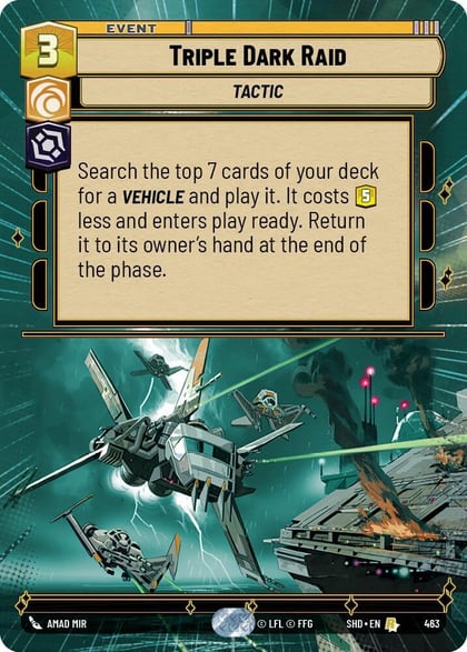 Triple Dark Raid (Hyperspace), Shadows of the Galaxy 463