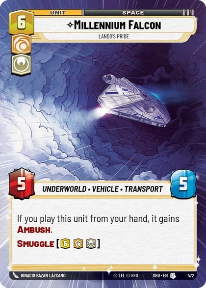 Millennium Falcon - Lando's Pride (Hyperspace), Shadows of the Galaxy 472