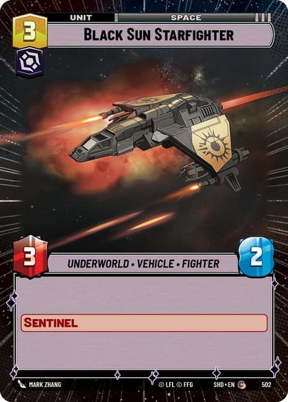 Black Sun Starfighter (Hyperspace), Shadows of the Galaxy 502