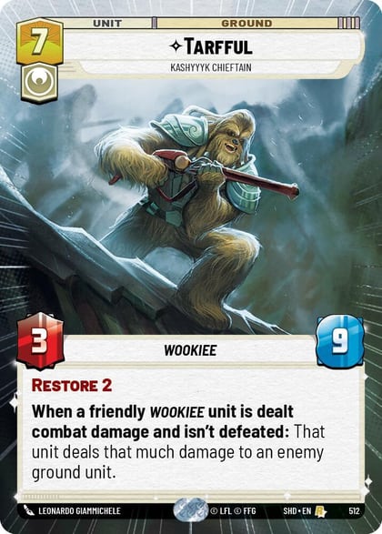 Tarfful - Kashyyyk Chieftain (Hyperspace), Shadows of the Galaxy 512
