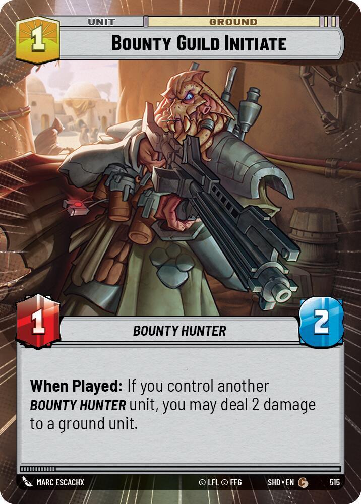 Bounty Guild Initiate (Hyperspace), Shadows of the Galaxy 515