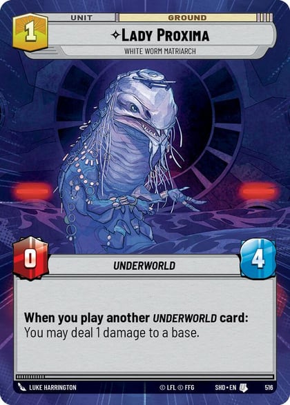Lady Proxima - White Worm Matriarch (Hyperspace), Shadows of the Galaxy 516