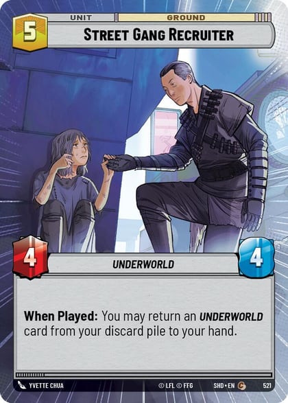 Street Gang Recruiter (Hyperspace), Shadows of the Galaxy 521