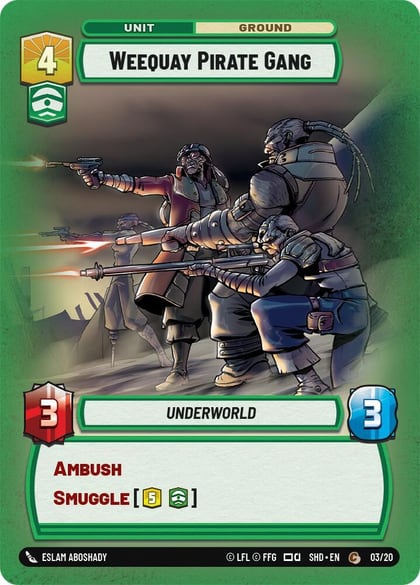 Weequay Pirate Gang, Shadows of the Galaxy: Weekly Play Promos 03/20