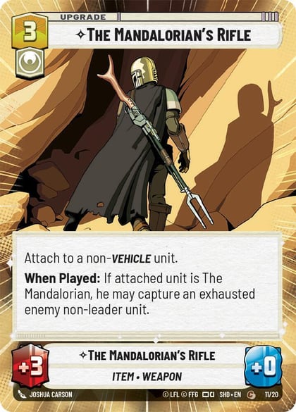 The Mandalorian's Rifle (Hyperspace), Shadows of the Galaxy: Weekly Play Promos 11/20