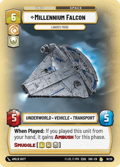 Millennium Falcon - Lando's Pride, Shadows of the Galaxy: Weekly Play Promos 16/20