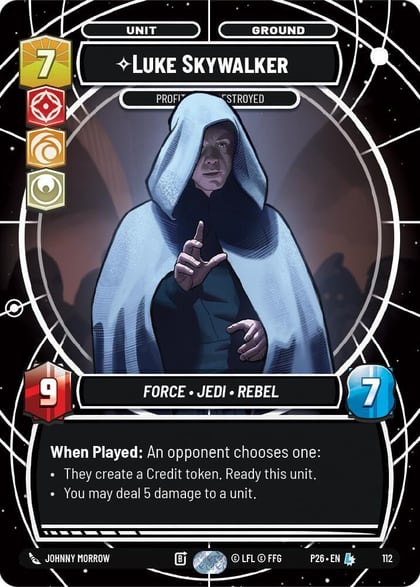 Luke Skywalker - Profit or Be Destroyed, Sector and Regional Promos: Season 1 112