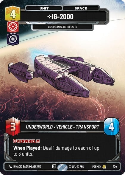 IG-2000 - Assassin's Aggressor, Sector and Regional Promos: Season 1 124