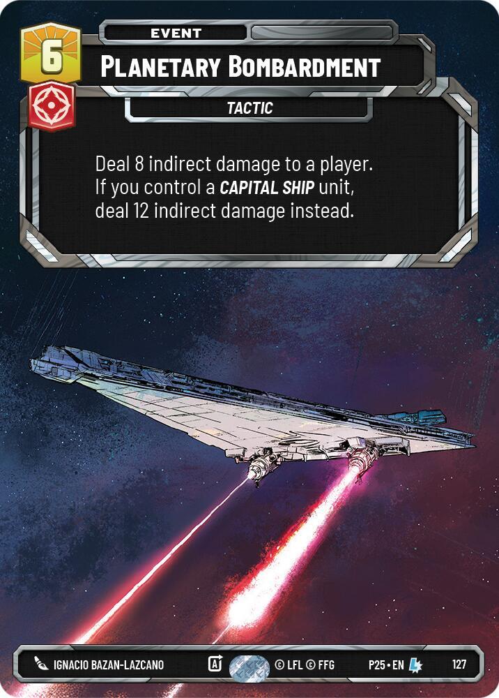 Planetary Bombardment, Sector and Regional Promos: Season 1 127