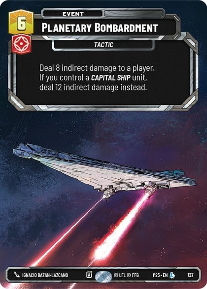 Planetary Bombardment, Sector and Regional Promos: Season 1 127