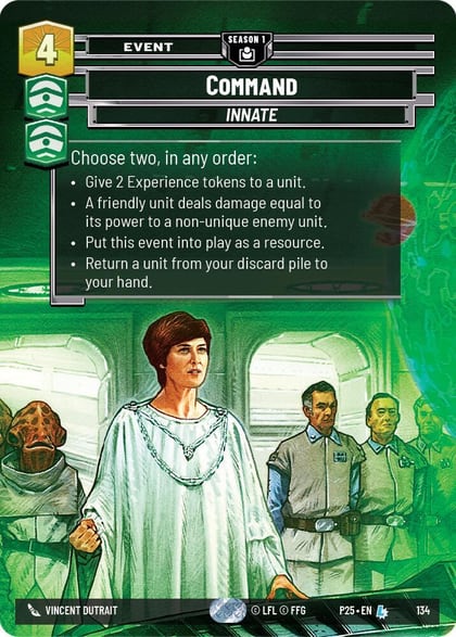 Command (134), Sector and Regional Promos: Season 1 134