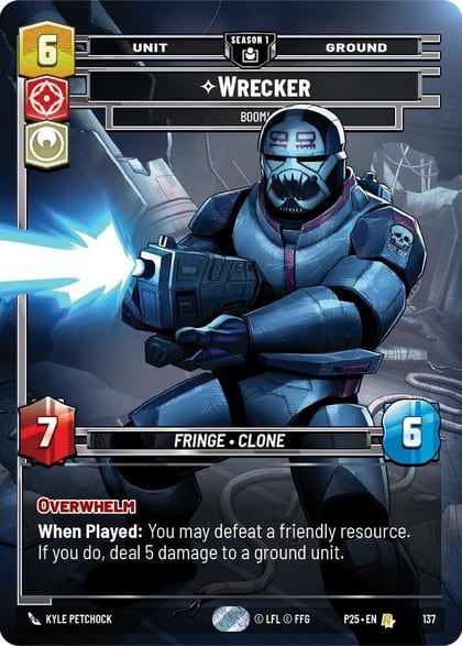 Wrecker - Boom! (137), Sector and Regional Promos: Season 1 137