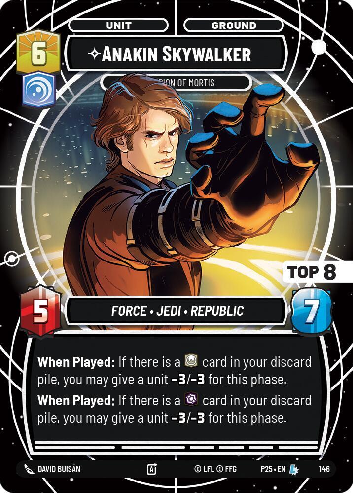 Anakin Skywalker - Champion of Mortis (Top 8), Sector and Regional Promos: Season 1 150