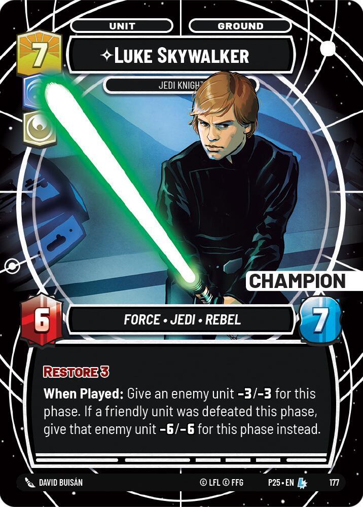 Luke Skywalker - Jedi Knight (Champion), Sector and Regional Promos: Season 1 175