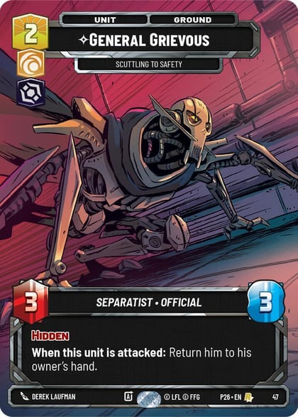 General Grievous - Scuttling to Safety (47), Sector and Regional Promos: Season 1 47