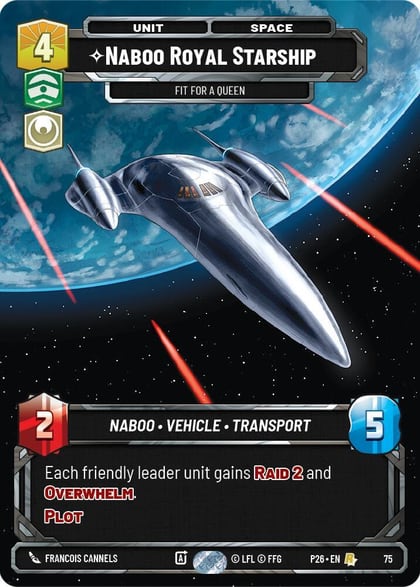 Naboo Royal Starship - Fit For A Queen (75), Sector and Regional Promos: Season 1 75