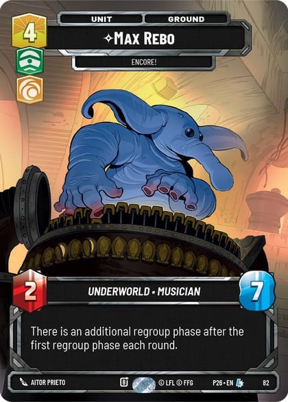 Max Rebo - Encore! (82), Sector and Regional Promos: Season 1 82