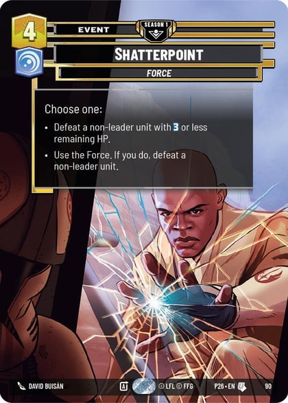 Shatterpoint (90), Sector and Regional Promos: Season 1 90
