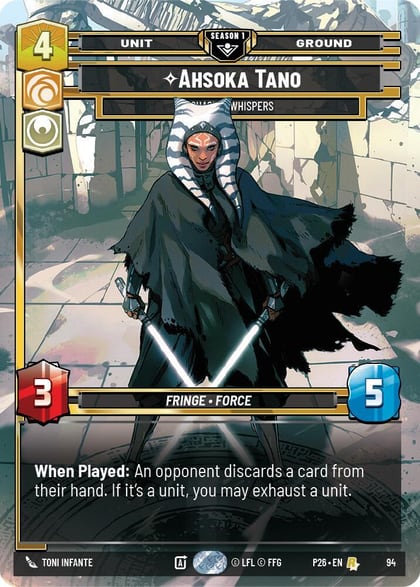 Ahsoka Tano - Chasing Whispers (94), Sector and Regional Promos: Season 1 94