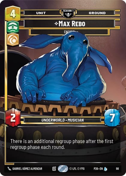 Max Rebo - Encore! (98), Sector and Regional Promos: Season 1 98