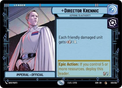 Director Krennic - Aspiring to Authority, Spark of Rebellion 001/252