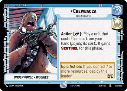 Chewbacca - Walking Carpet, Spark of Rebellion 003/252