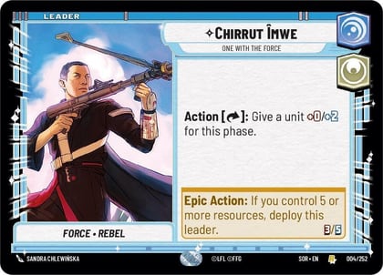 Chirrut Imwe - One With The Force, Spark of Rebellion 004/252