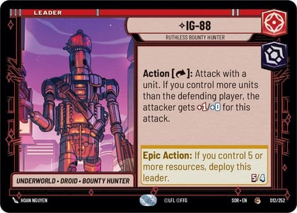 IG-88 - Ruthless Bounty Hunter, Spark of Rebellion 012/252