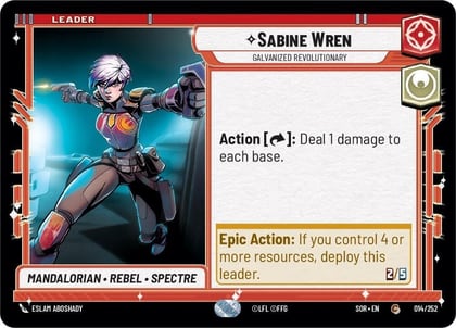 Sabine Wren - Galvanized Revolutionary, Spark of Rebellion 014/252
