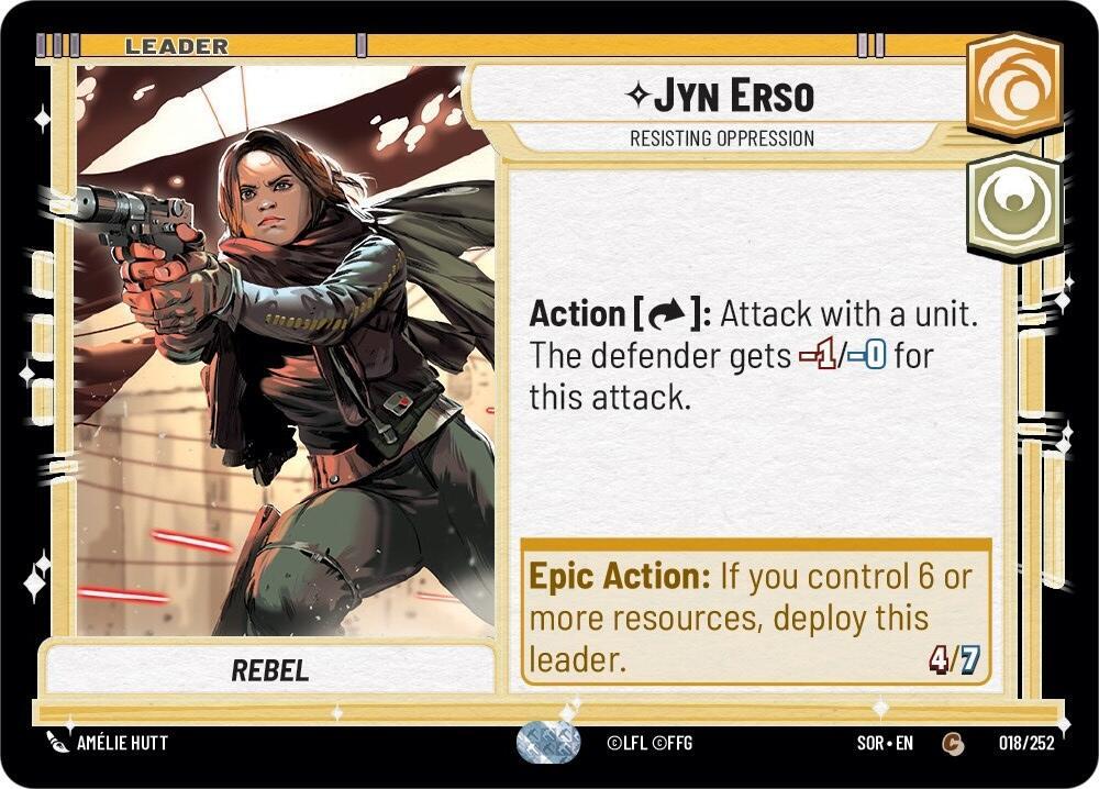 Jyn Erso - Resisting Oppression, Spark of Rebellion 018/252