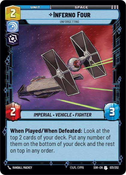 Inferno Four - Unforgetting, Spark of Rebellion 031/252