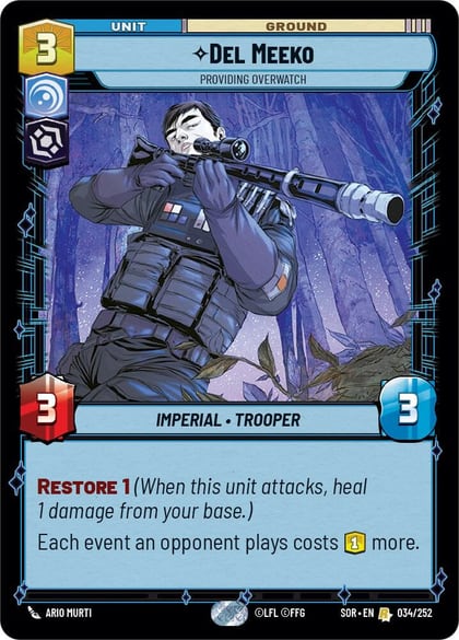 Del Meeko - Providing Overwatch, Spark of Rebellion 034/252