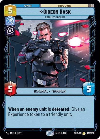 Gideon Hask - Ruthless Loyalist, Spark of Rebellion 036/252