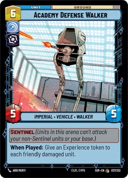 Academy Defense Walker, Spark of Rebellion 037/252