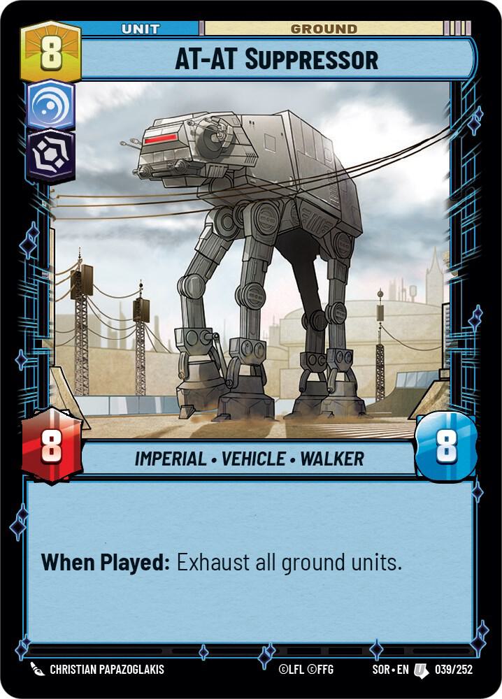 AT-AT Suppressor, Spark of Rebellion 039/252