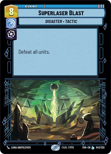 Superlaser Blast, Spark of Rebellion 043/252