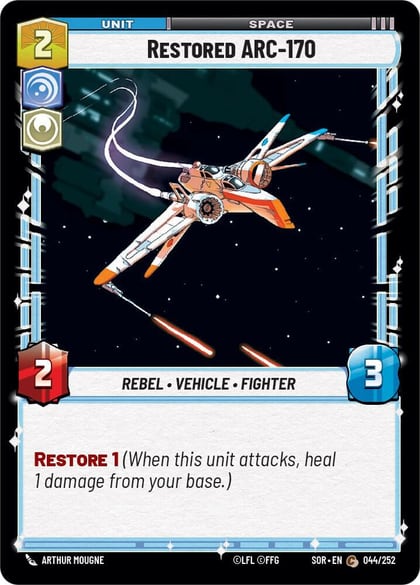Restored ARC-170, Spark of Rebellion 044/252