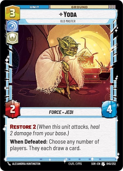 Yoda - Old Master, Spark of Rebellion 045/252