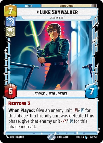 Luke Skywalker - Jedi Knight, Spark of Rebellion 051/252