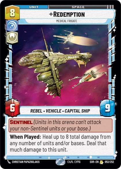 Redemption - Medical Frigate, Spark of Rebellion 052/252