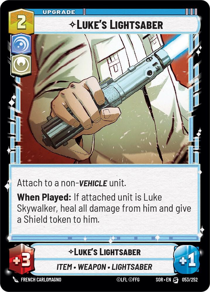 Luke's Lightsaber, Spark of Rebellion 053/252