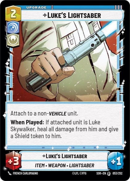 Luke's Lightsaber, Spark of Rebellion 053/252