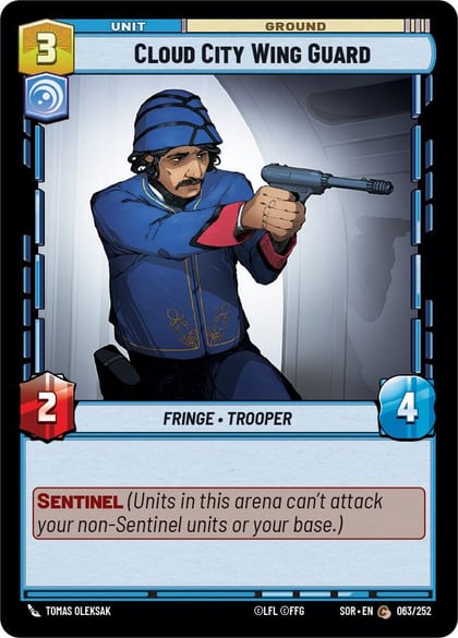 Cloud City Wing Guard, Spark of Rebellion 063/252