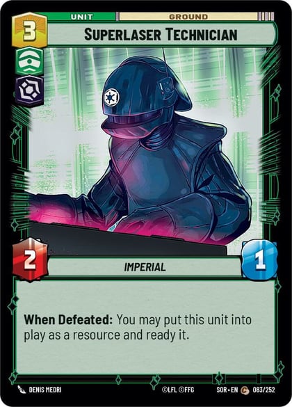 Superlaser Technician, Spark of Rebellion 083/252