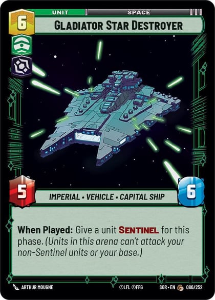 Gladiator Star Destroyer, Spark of Rebellion 086/252