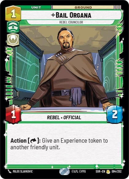 Bail Organa - Rebel Councilor, Spark of Rebellion 094/252