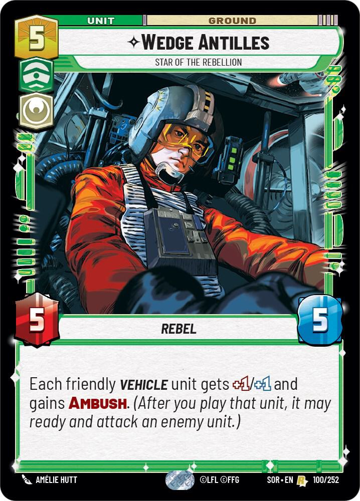 Wedge Antilles - Star of the Rebellion, Spark of Rebellion 100/252