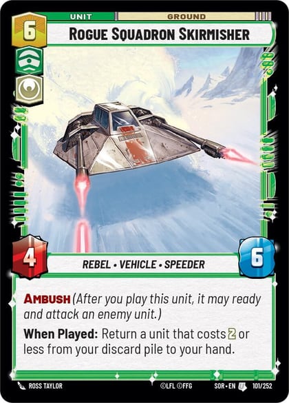 Rogue Squadron Skirmisher, Spark of Rebellion 101/252